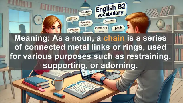 Video thumbnail for 1500 Must Know CEFR B2 Vocabulary - Chain: Exploring the Links of Language