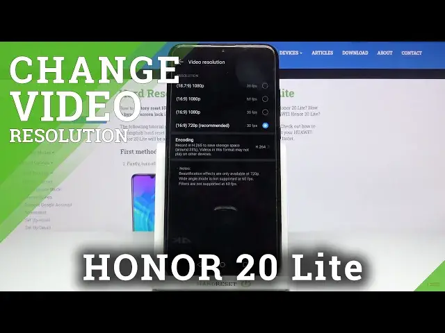 Video thumbnail for How to Change Video Resolution on HUAWEI Honor 20 Lite– Change Video Quality