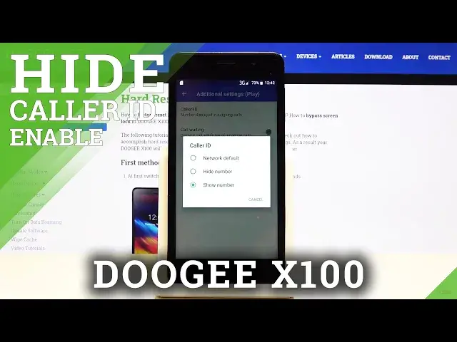 Video thumbnail for How to Make Number Private in Doogee X100 - Show / Hide Caller ID