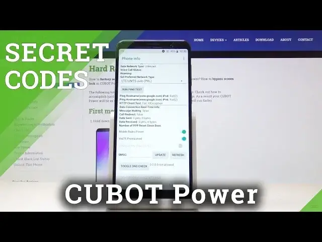 Video thumbnail for Secret Codes for CUBOT Power - Enable Hidden Module
