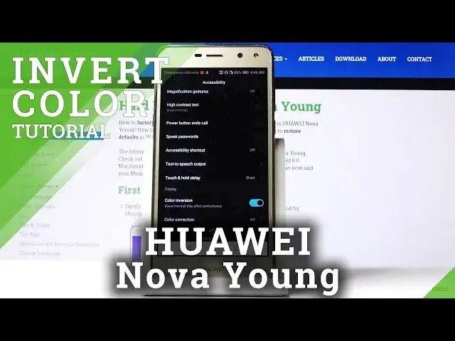 Video thumbnail for How to Use Color Inversion in HUAWEI Nova Young – Dark Mode