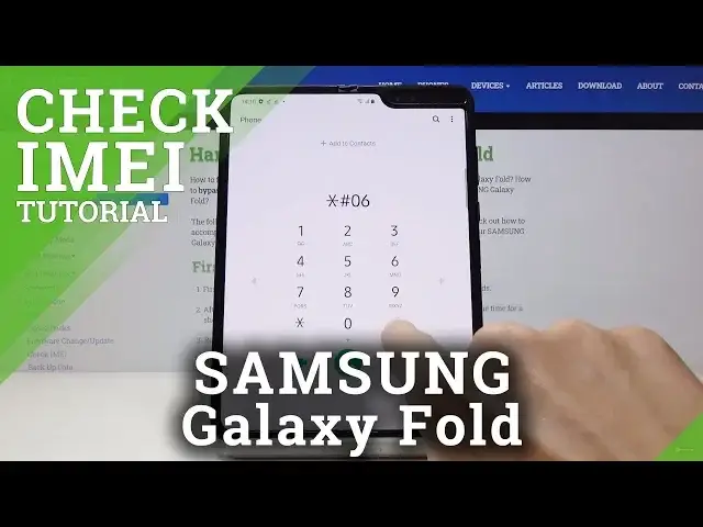 'Video thumbnail for How to Check IMEI / SN in SAMSUNG Galaxy Fold – IMEI Status and Serial Number'