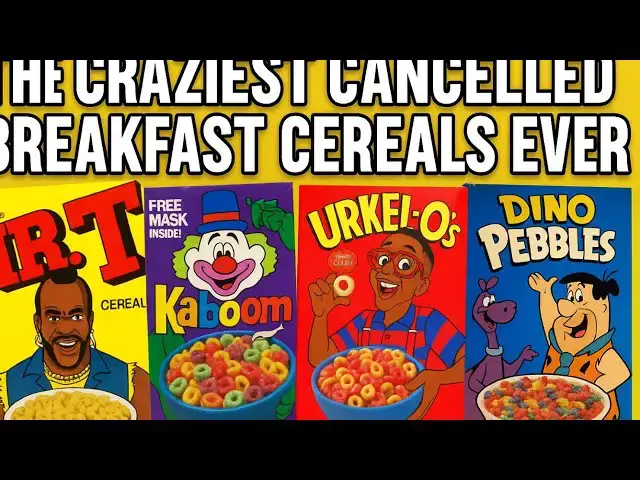 'Video thumbnail for The Craziest Cancelled Breakfast Cereals EVER | Wakey Bakey Morning Show (Weed News + Nostalgia)'
