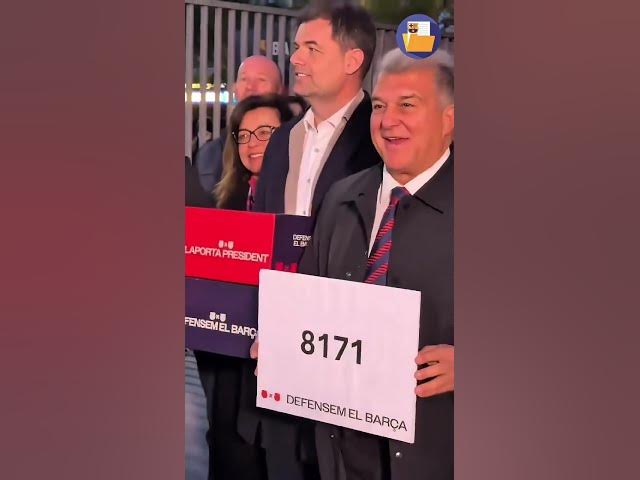 Video thumbnail for Joan Laporta llega a las 8.171 firmas de cara a las elecciones 🗳️

📹 Más Que Pelotas