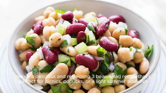 Video thumbnail for 3 bean salad recipe