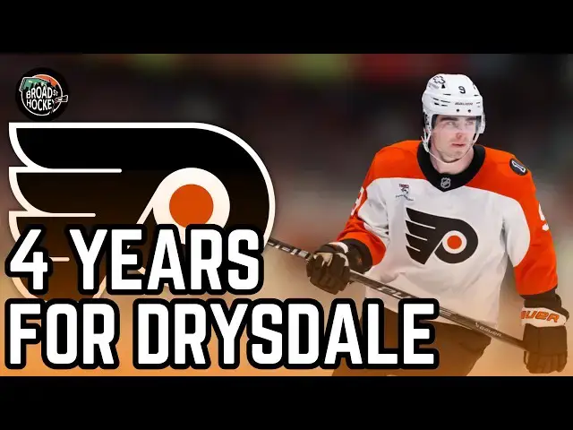 Video thumbnail for Flyers Sign Jamie Drysdale to 4-Year, $26 Million Contract