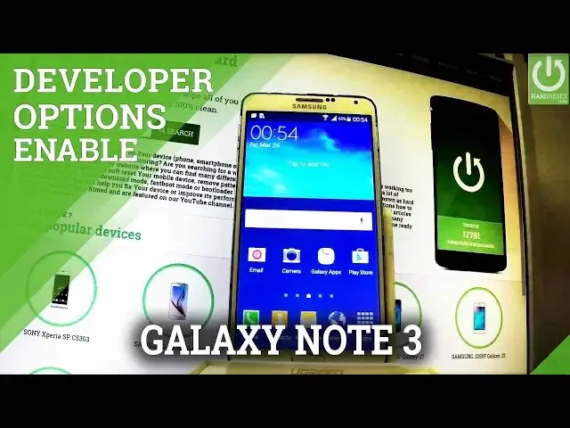 'Video thumbnail for Developer Options SAMSUNG N900 Galaxy Note 3 - Enable USB Debugging'