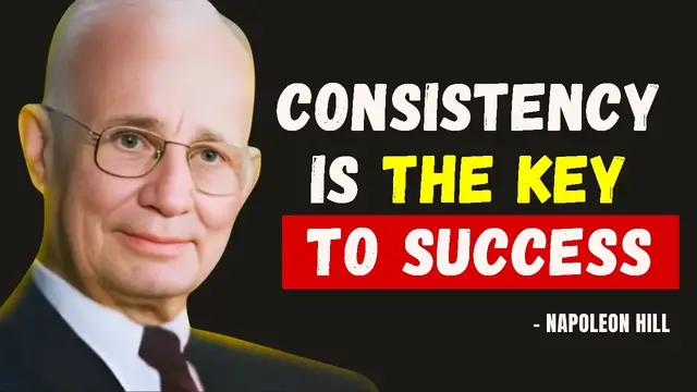 'Video thumbnail for How to Force Yourself to Be Consistent ｜ Napoleon Hill (1)'