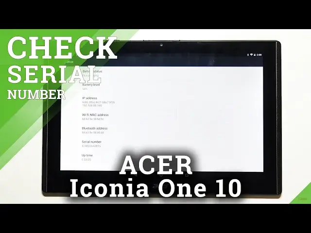 Video thumbnail for How to Verify Serial Number in ACER Iconia One 10 – SN Status