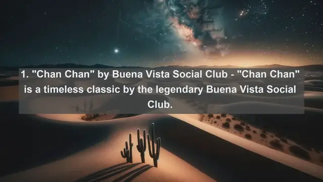 Video thumbnail for Soulful Sounds of Cuba: Top 10 Beautiful Songs from the Heart of the Caribbean