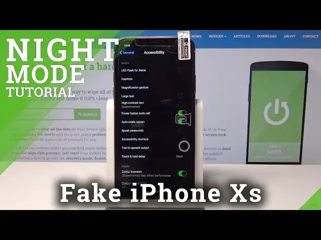 'Video thumbnail for How to Turn On Night Mode in Fake iPhone Xs - Eye Protection'