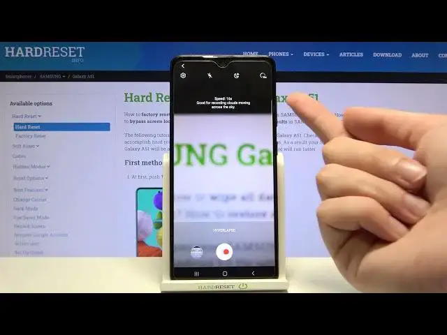 Video thumbnail for How to Change Speed of Hyper Lapse Video in SAMSUNG Galaxy A51 – Find Time Lapse Options