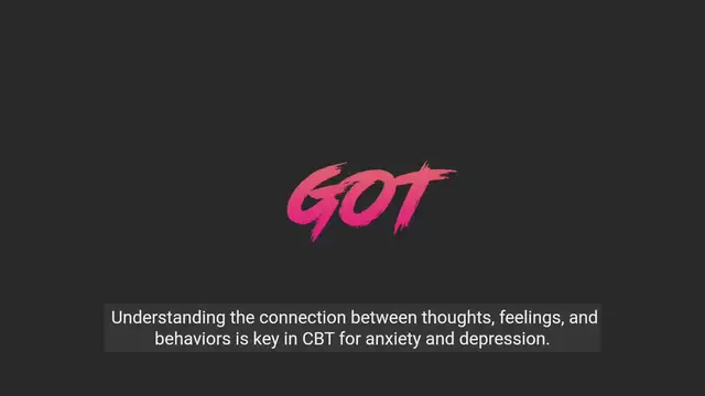 Video thumbnail for Practical CBT Tools for Anxiety and Depression Management