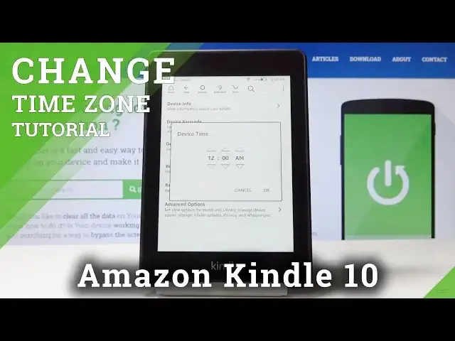 Video thumbnail for How to Change Time in Amazon Kindle 10 - Time Settings