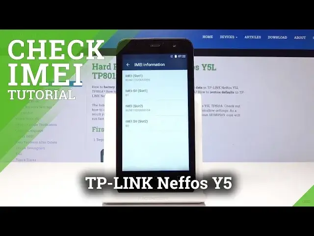'Video thumbnail for How to Check IMEI Number in TP-LINK Neffos Y5 - Locate Serial Number'