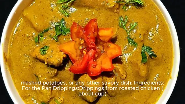 Video thumbnail for Chicken gravy recipe