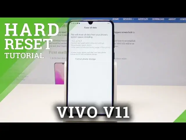Video thumbnail for HARD RESET VIVO V11 - Restore Factory Settings / Delete Data