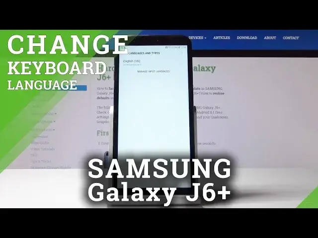 Video thumbnail for How to Switch Keyboard Language Samsung Galaxy J6 Plus - Keyboard Settings