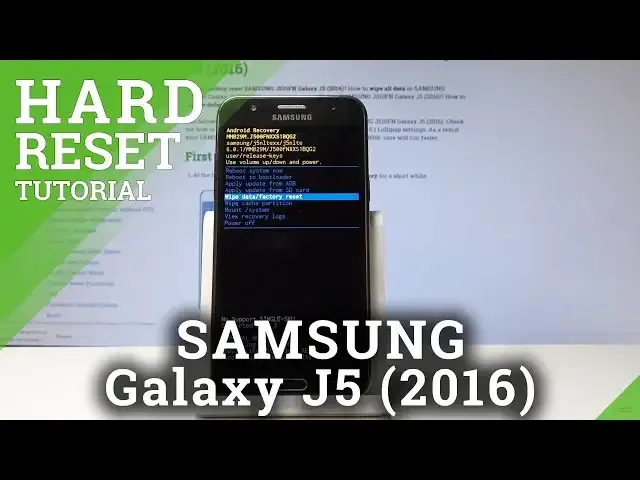 Video thumbnail for HARD RESET SAMSUNG Galaxy J5 (2016) - Wipe Data / Factory Reset