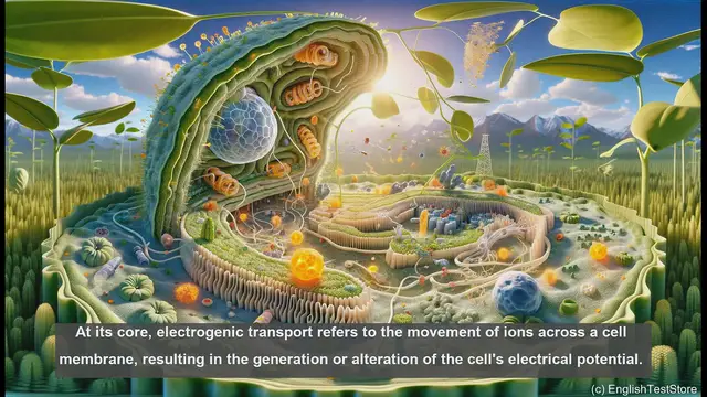 Video thumbnail for Electrogenic transport in biology - meaning, definition and examples