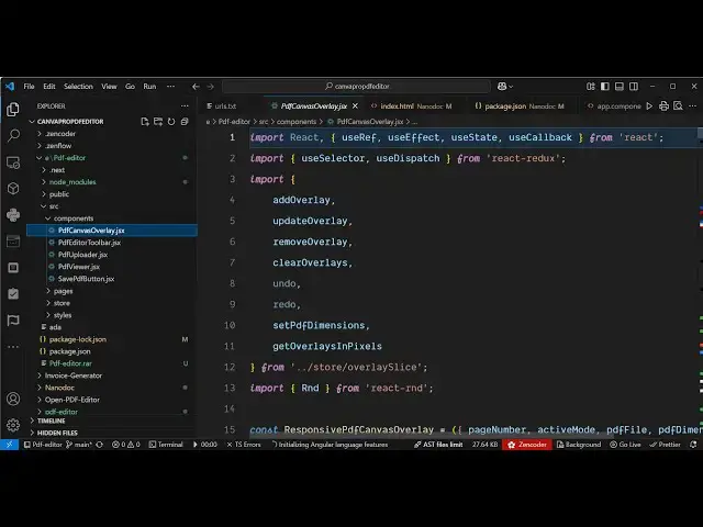 Video thumbnail for Build a Next.js Adobe Acrobat PDF Editor in Browser Using react-pdf & PDF-LIB in TypeScript