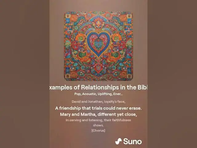 Video thumbnail for Examples of Relationships in the Bible