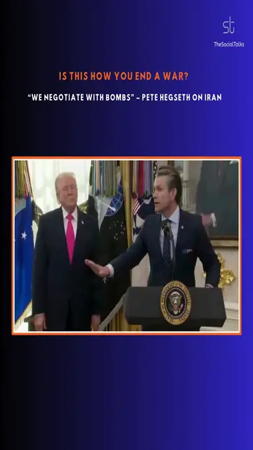 Video thumbnail for Is this how you end a war? “We negotiate with bombs” – Pete Hegseth on Iran