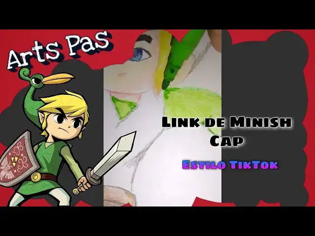 Video thumbnail for Drawing Link from Minish cap