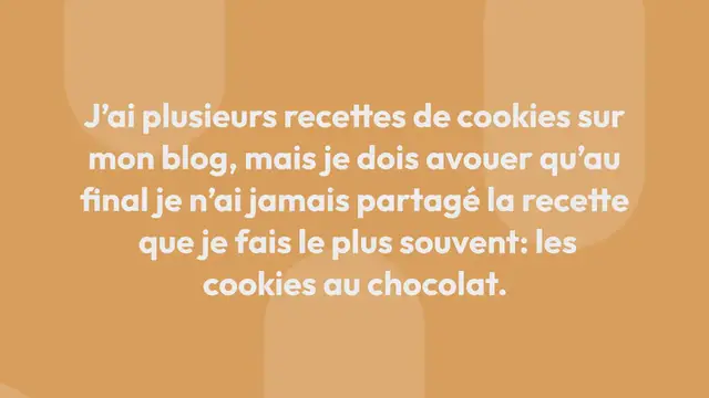 Video thumbnail for Cookies au chocolat (les meilleurs)