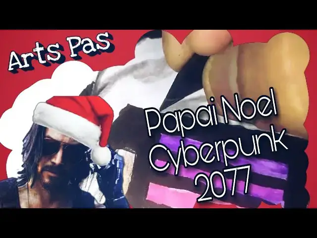 Video thumbnail for Santa Claus Cyberpunk 2077 timelapse Drawing