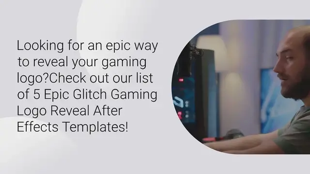 Video thumbnail for 5 Epic Glitch Gaming Logo Reveal After Effects Templates