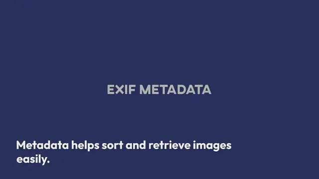 Video thumbnail for Image Metadata: Meaning, Importance, And Types