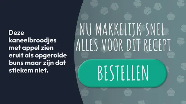 Video thumbnail for Gevulde kaneelbroodjes met appel – recept