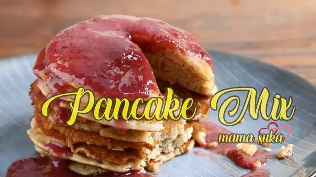 'Video thumbnail for Mencoba Buat Pancake Mix dari Mama Suka'