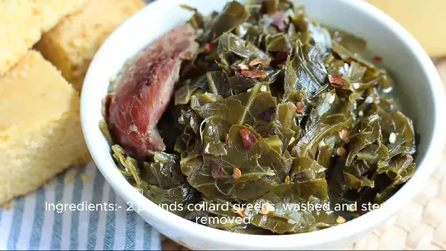 Video thumbnail for collard greens recipe