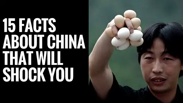Video thumbnail for China Facts Weird and Interesting | 15 Things You Did Not Know About China
