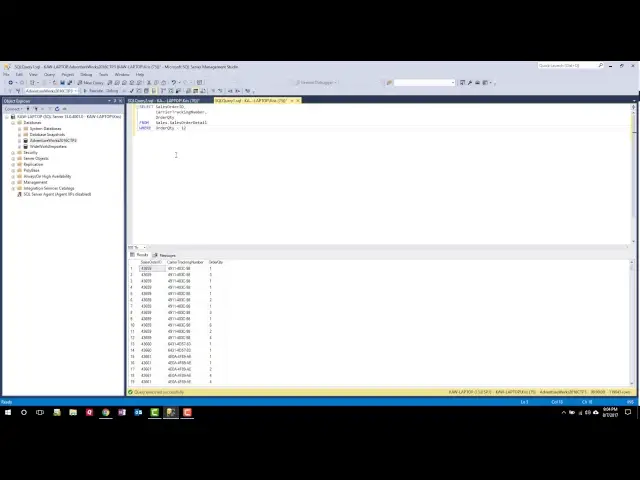 Video thumbnail for Get Started Learning SQL 2016 - Filtering Your Query | Essential SQL