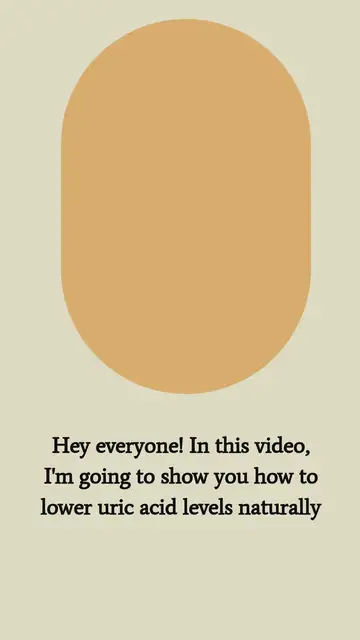 Video thumbnail for how to lower uric acid levels naturally- video