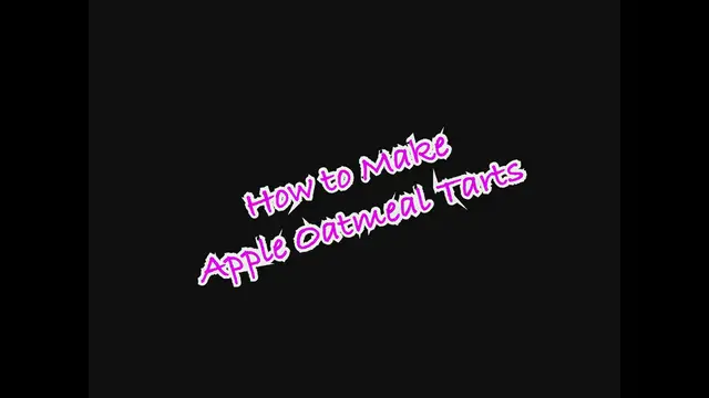 Video thumbnail for How to make Apple Oatmeal Tarts