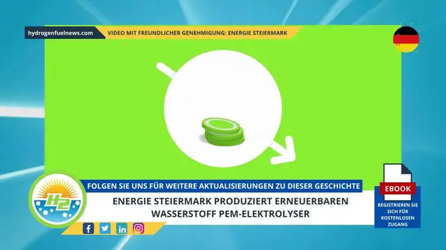 Video thumbnail for [German] Energie Steiermark to produce renewable hydrogen PEM electrolyzers