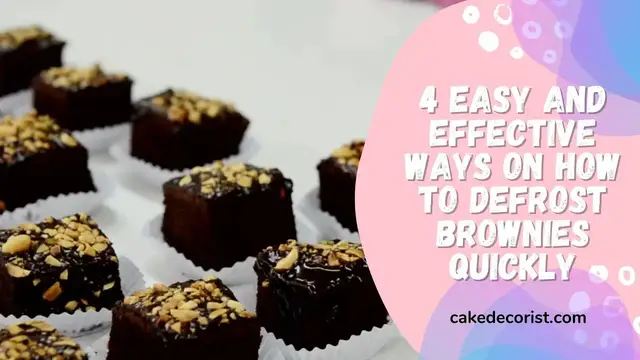 Video thumbnail for 4 Easy And Effective Ways On How To Defrost Brownies Quickly