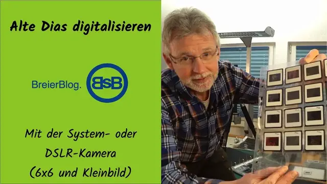 'Video thumbnail for Alte Dias scannen mit der Kamera (Kleinbild und 6x6)'