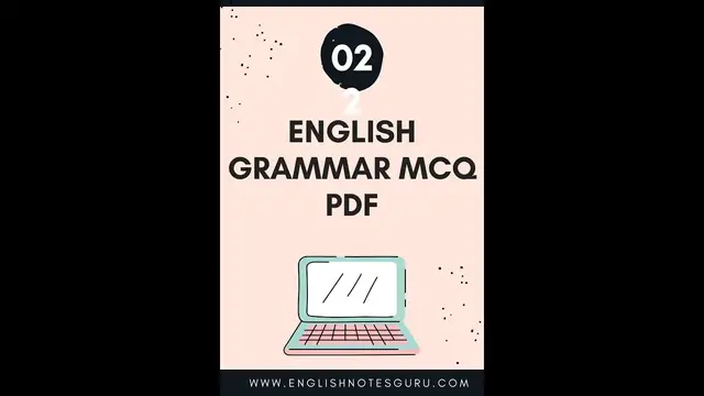 'Video thumbnail for English Grammar MCQ Book PDF'