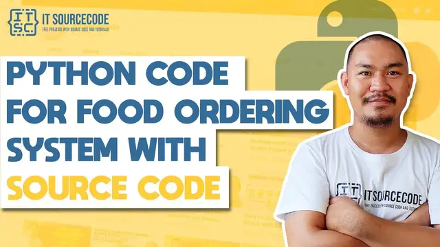 Video thumbnail for Food Ordering System Project In Python With Source Code 2022 | Python Code for Food Ordering System