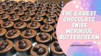 Video thumbnail for The Easiest Chocolate Swiss Meringue Buttercream
