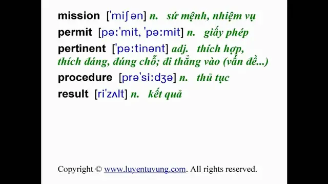 Video thumbnail for Essential Words for the TOEIC - Lesson 24