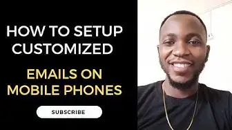 Video thumbnail for How to Setup Webmail on Mobile Phones | Add Customized Email to your phone #webmail