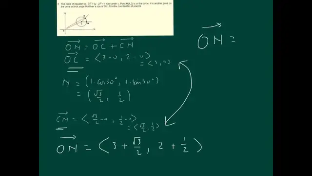 Video thumbnail for Sat Math level 2 - find coordinates of a point - Question and Solution