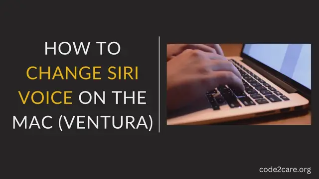 Video thumbnail for How to change Siri Voice on the Mac (Ventura)