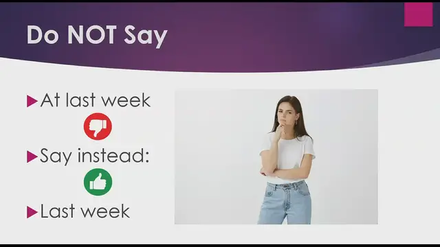 Video thumbnail for Say it Right in English:  Added Prepositions